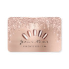 Clous Parties scintillant Art Peau Rose Rose Manuc