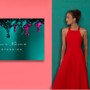 Carte De Visite Clous violets de dépilage rose d'Epilation de cir