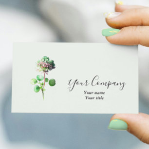 Carte de visite Clover en floraison