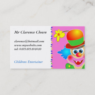 Carte De Visite Clown