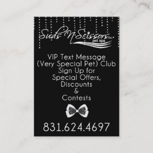 Carte De Visite Club des textes de VIP