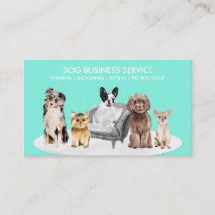 Carte De Visite Club Social pour Petits Chiens