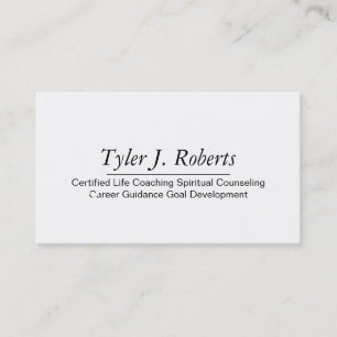 Carte De Visite Coach de vie Conseil spirituel Orientation profess