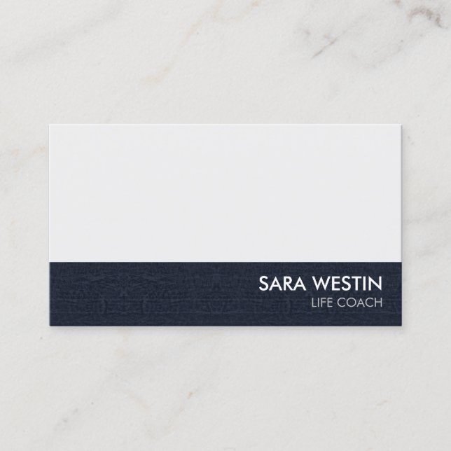 Carte De Visite Coach de vie Mentor Aide personnelle (Devant)