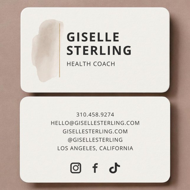 Carte De Visite Coach en santé (Créateur téléchargé)