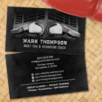Coach Muay Thai et Kickboxing - Gants et anneau