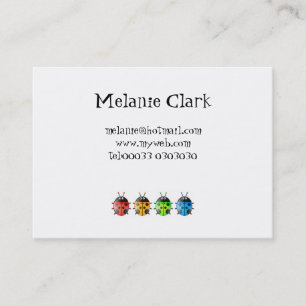 Carte De Visite Coccinelles