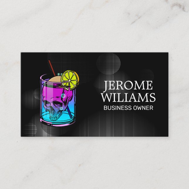 Carte De Visite Cocktail Drinks | Restaurant | Bar (Devant)