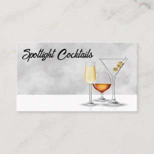 Carte De Visite Cocktail   Restaurant