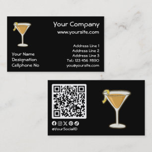 Carte De Visite Cocktail Sidecar