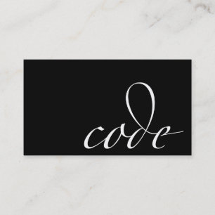 Carte De Visite Code: Code Monkey, programmeur