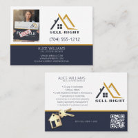 Code QR Agent Immobilier Professionnel Courtier Mo