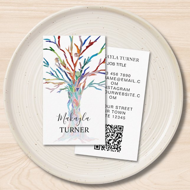 Carte De Visite Code QR Arbre De Vie (Créateur téléchargé)
