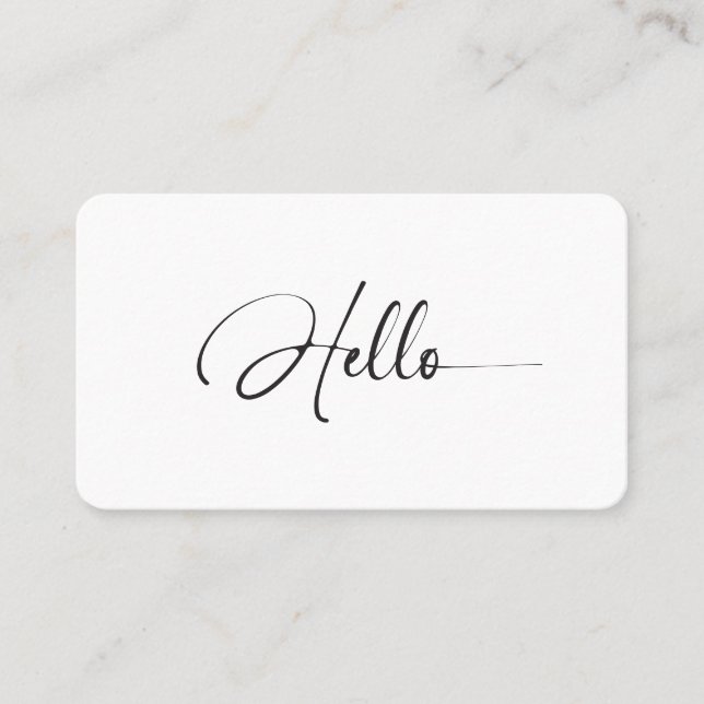Carte De Visite Code QR Beauté Artiste Maquillage Minimal Féminin  (Devant)