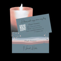Code QR Bohème Coloré Minimaliste Méditatif