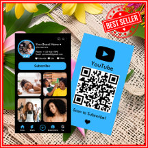 Code QR de créateur de vlogueurs influenceur YouTu