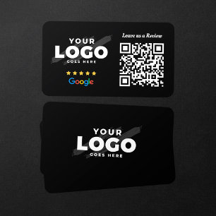 Carte De Visite Code QR de Google Avis Lien d'avis d'entreprise 5