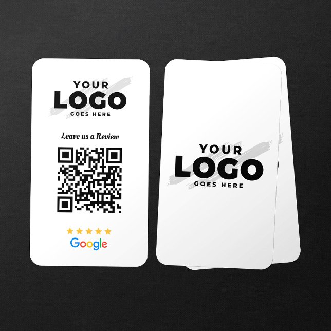 Carte De Visite Code QR de Google Avis Lien d'avis professionnel 5 (Créateur téléchargé)