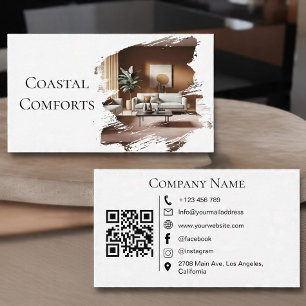 Carte De Visite Code QR de la maison d'hôtes de location de vacanc