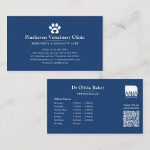 Code QR de l'hôpital vétérinaire / animalier