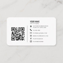 Code QR de logo d'entreprise professionnel minimal
