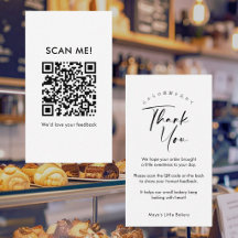 Code QR de révision de script moderne simple