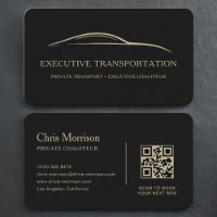 Code QR de transport de luxe en or noir