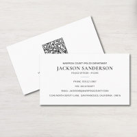 Code QR du service de police et de maintien de l'o