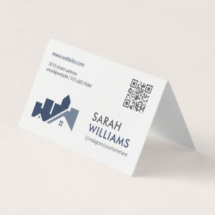 Carte De Visite Code QR Immobilier