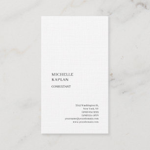 Carte De Visite Code QR Linge Moderne Professionnel Exclusif