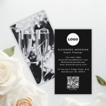 Code QR Logo Noir Minimaliste Scannez Moi