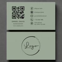 Code QR Logo Sage Vert Comptable
