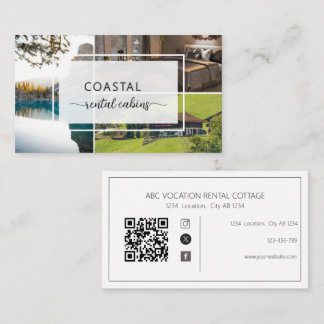 Carte De Visite Code QR Maison d'hôtes de location de vacances