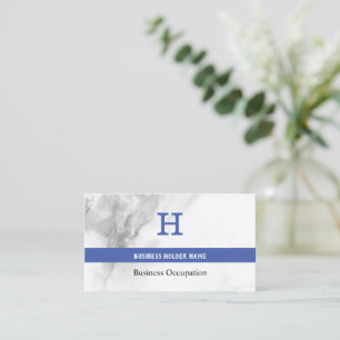 Carte De Visite Code QR Marbre Blanc Élégant et Fonctionnel