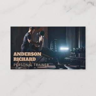 Carte De Visite Code QR minimal Photo d'aptitude personnelle du