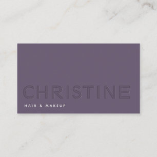 Carte De Visite Code Qr minimaliste de letterpress professionnel