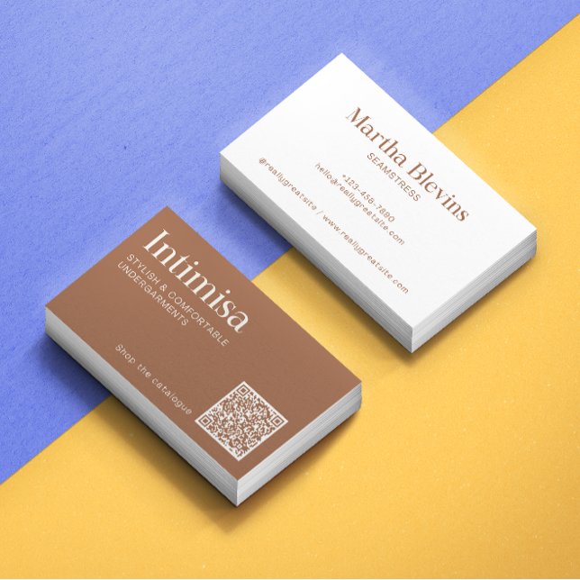 Carte De Visite Code QR mode (Créateur téléchargé)