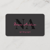 Code QR Monogram Luxe Tendance Esthétique Rose Cha