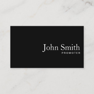 Carte De Visite Code QR noir clair du promoteur