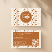 Code QR personnalisé Automne rustique Citrouille