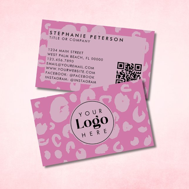 Carte De Visite Code QR personnalisé avec logo d'entreprise Impres (Créateur téléchargé)