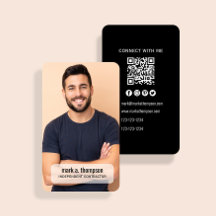 Code QR Photo Connexion Moderne avec Moi Entrepris