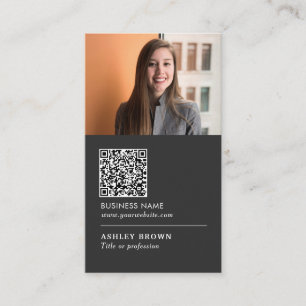 Carte De Visite Code QR Photographie immobilière professionnelle 