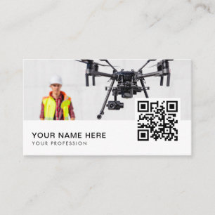 Carte De Visite code QR pro drone