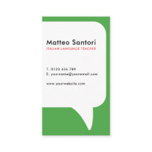 Code QR Professeur de Langue Italienne