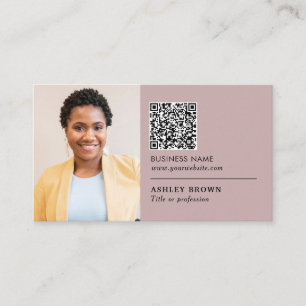 Carte De Visite Code QR professionnel réseau agent immobilier 