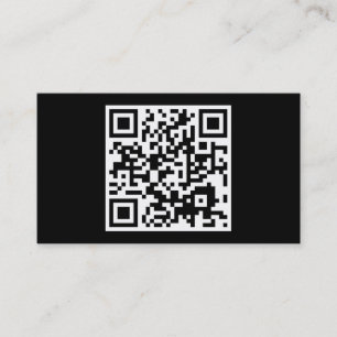 Carte De Visite code simple de QR