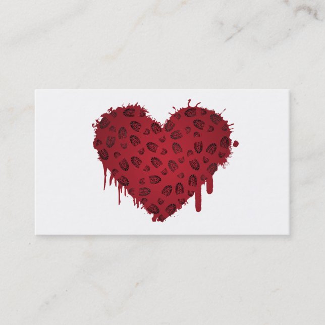 Carte De Visite coeur d'amorce (Devant)