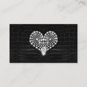 Carte De Visite Coeur de diamant