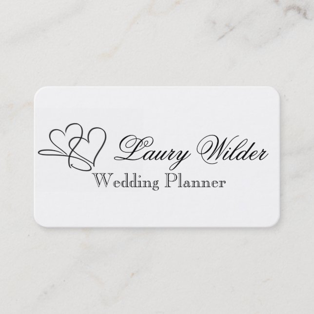 Carte De Visite Coeur d'infini (Devant)